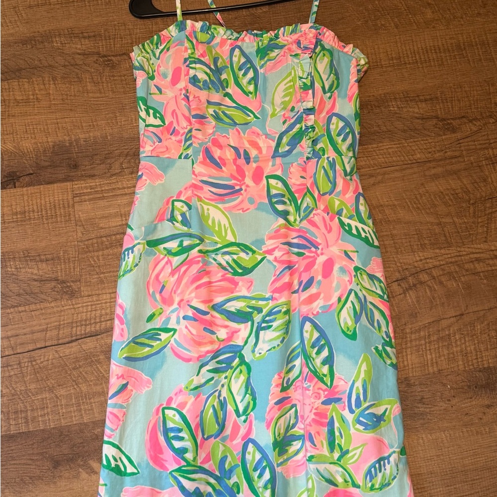 Lilly Pulitzer Brenda Stretch Dress in Totally Blossom